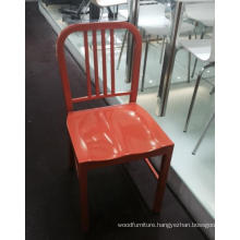 Simple Design Orange Metal Restaurant Chairs for Wholesale (FOH-BCC13)